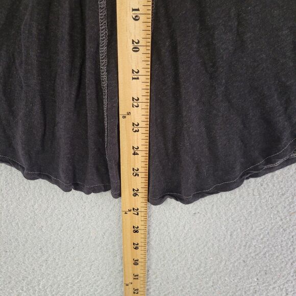 We The Free People Cold Shoulder Oversized Shirt Womens S Black Boho Blouse - Picture 8 of 8